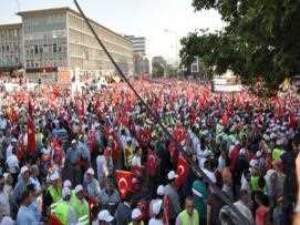 Yüzbinler “Teröre Hayır Kardeşliğe Evet” Dedi