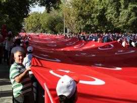 Yüzbinler “Teröre Hayır Kardeşliğe Evet” Dedi