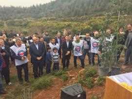 Hatay Bayındır Memur-sen’den ‘Mehmet Akif İnan Hatıra Ormanı İçin Fidan Dikti.