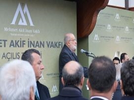 Mehmet Akif İnan Vakfı Açıldı