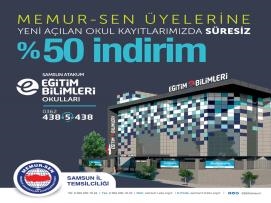 SAMSUN MEMUR-SEN İNDİRİM ANLAŞMALARIMIZA DEVAM EDİYORUZ