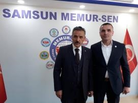 Samsun Valisi Sayın Osman KAYMAK sendikamıza ziyaret etti.