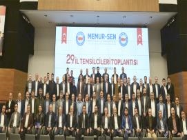 Memur-Sen İl Temsilcileri Genel Merkezde Toplandı