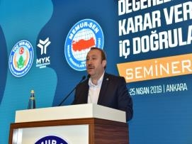 “Değerlendirici, Karar Verici, İç Doğrulayıcı” Seminerlerinin Açış Programı Gerçekleştirildi