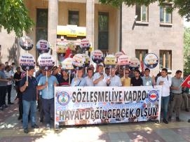 SÖZLEŞMELİYE KADRO HAYAL DEĞİL GERÇEK OLSUN!