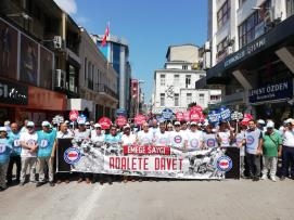 Şube Başkanımız İsa ÇOLAK ve Yönetimiz Kurulumuz ile  "Emeğe Saygı Adalete Davet" çağrısı yaptılar.