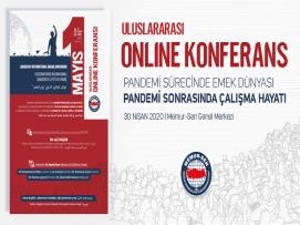 1 Mayıs Emek ve Dayanışma Bayramı’nı Uluslararası Online Olarak Kutlayacağız