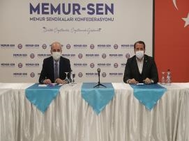 Numan Kurtulmuş’dan Memur-Sen’e Ziyaret