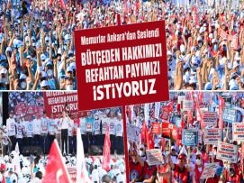 Memurlar Ankara’dan Seslendi “Bütçeden Hakkımızı Refahtan Payımızı İstiyoruz”