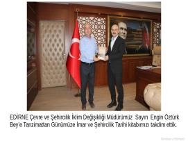 Teşkilatımız ‘’Tanzimat’tan Günümüze İmar ve Şehircilik Tarihi’’ Kitabımızı Hizmet Kolumuza Takdim Ediyor