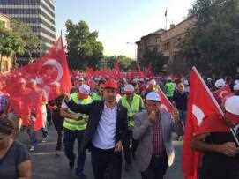 Yüzbinler “Teröre Hayır Kardeşliğe Evet” Dedi