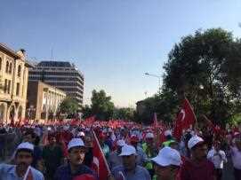 Yüzbinler “Teröre Hayır Kardeşliğe Evet” Dedi