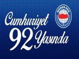 Cumhuriyet 92 Yaşında