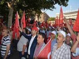 Yüzbinler “Teröre Hayır Kardeşliğe Evet” Dedi